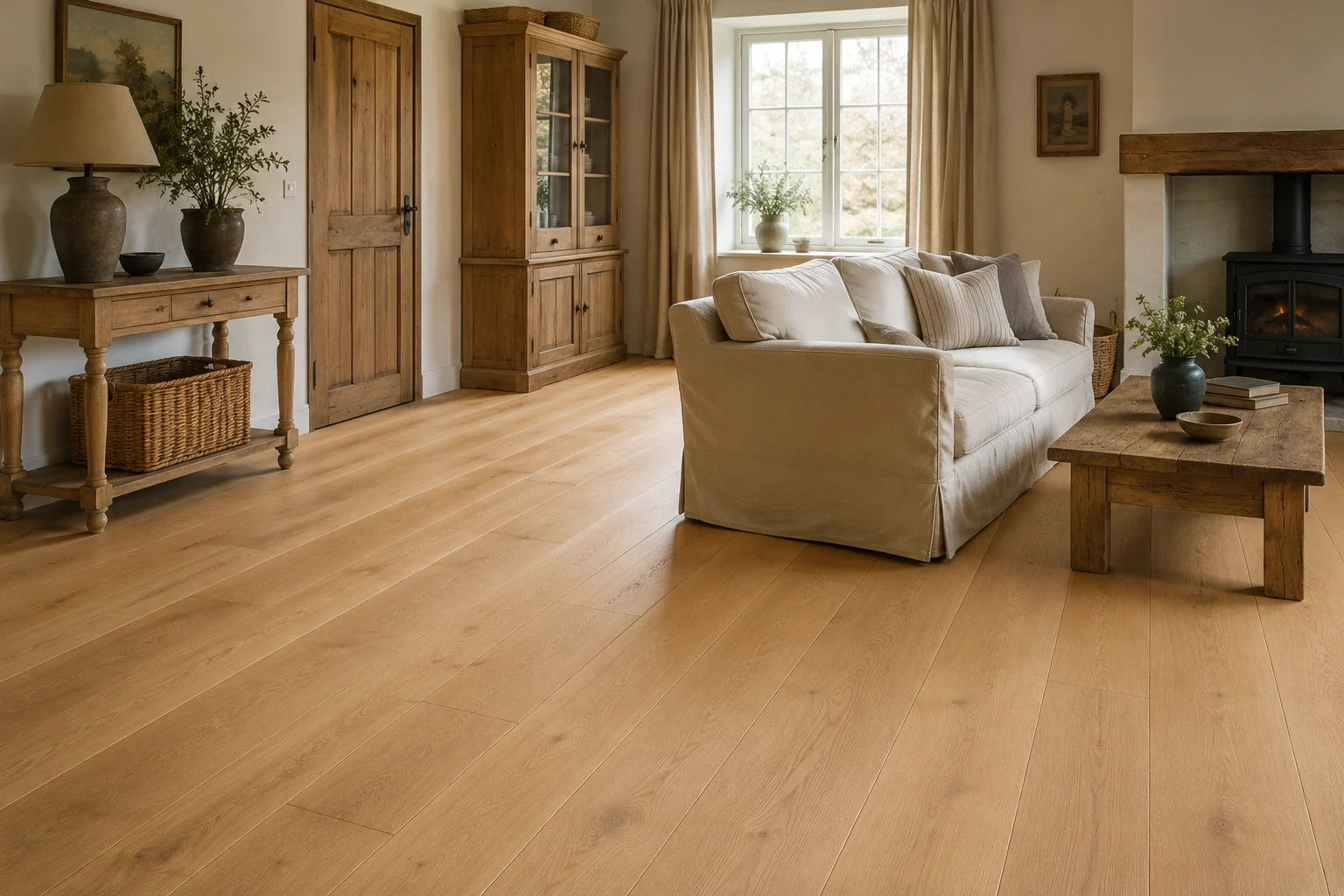 eiken plank olie pure