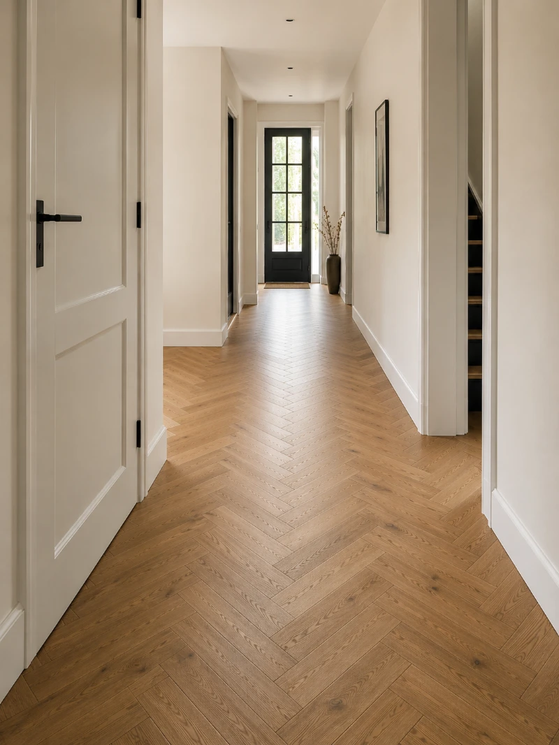 multiplank eiken visgraat olie naturel