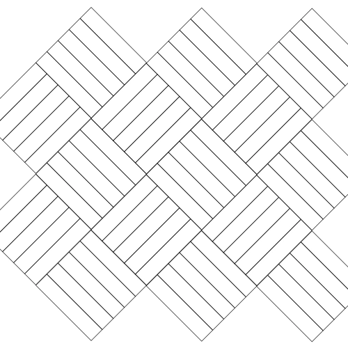 Viks tapis blokpatroon diagonaal