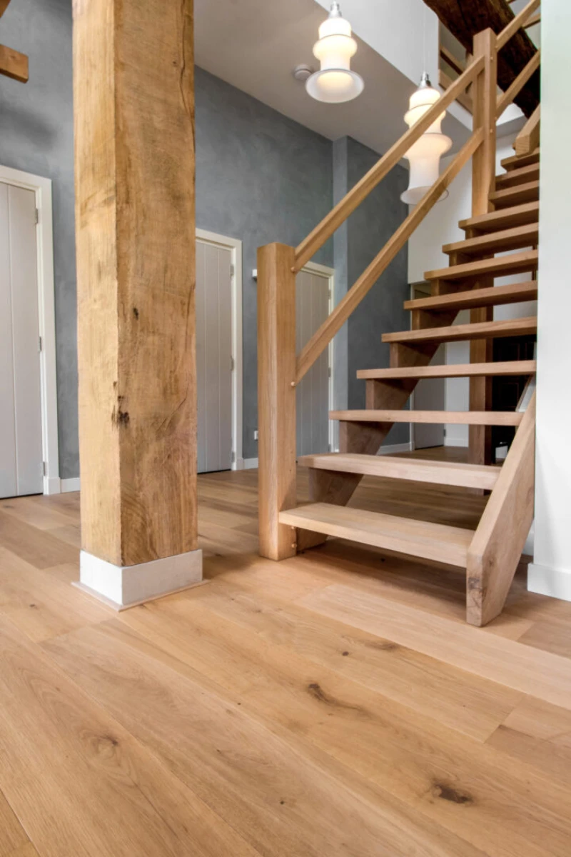 Eiken multiplank brede delen