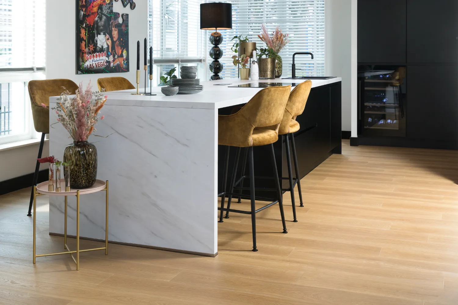 Viks vloeren Driemond (Amsterdam ZO) Douwes Dekker laminaat brede plank oregano