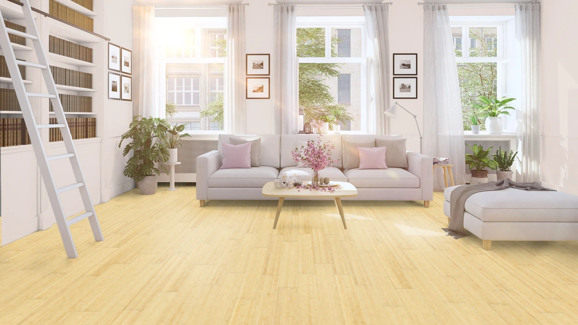 Bamboo Supreme Plain Pressed Ecru